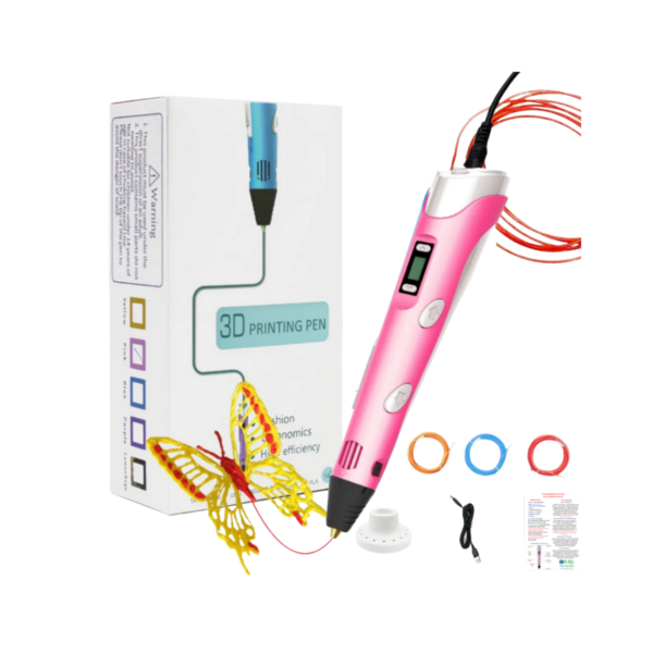 Bluebell 3d Kalem Yazıcı (PEMBE) 3d Pen 3 Boyutlu Yazıcı